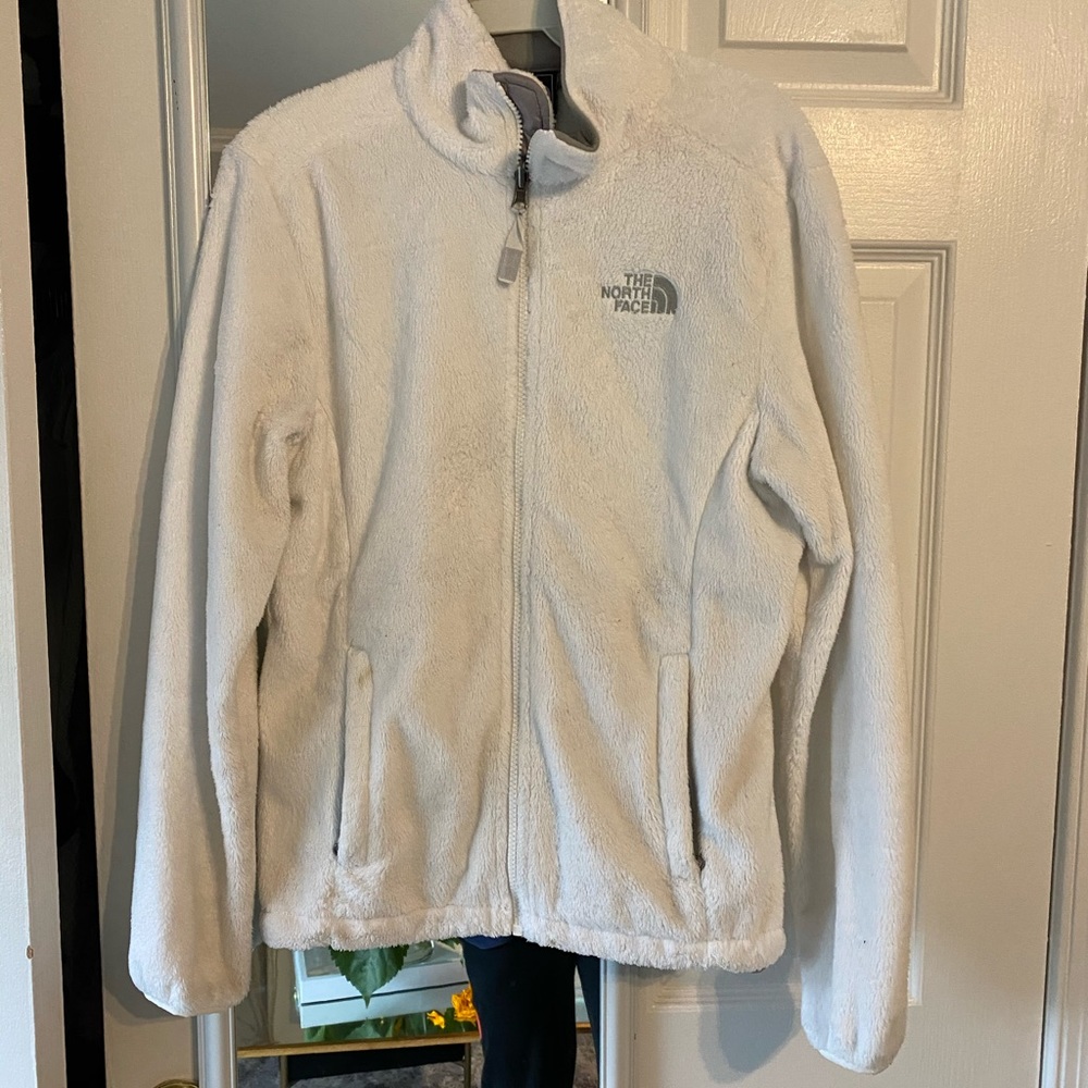 WHITE TEDDY NORTH FACE